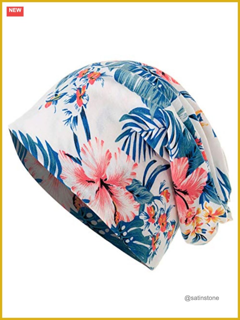 Womens Slouchy Beanie Open Top Soft Chemo Headwear Cancer Cap